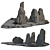 High Stone Composition Kit 3D model small image 1