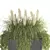 Pampas Grass Metal Planter Outdoor 3D model small image 4