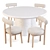 Modern Dining Set: Sol & Ross 3D model small image 1