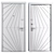 Iris (Abvehr) Steel Entry Door 3D model small image 4