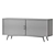 Modern Damiel Sideboard: 9350 Polygons 3D model small image 4