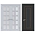 Classic Wood Door Set 3D model small image 3