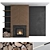 Romotop IMPRESSION 2G L Fireplace Set 3D model small image 1