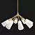 Elegant KNOSPE 2357-8P Chandelier 3D model small image 2