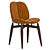 Modern Pulp Chair in Ash 3D model small image 4