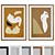  Modern Abstract Picture Frame Set 3D model small image 1