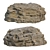 Sandstone Landscape Stones Set 3D model small image 3