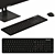 Asus Monitor & Microsoft Accessories 3D model small image 5