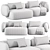 Modern 2015 Mild Sofa Model 3D model small image 4