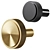 Stylish MANHATTAN Brass Handles & Knobs 3D model small image 4