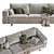 Versatile Modern Sofa Design 3D model small image 3