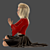 Yoga Girl 002 Print Poster 3D model small image 4