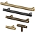 Meraki Solid Brass Handles Set 3D model small image 4