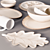 Rustic Ridge Stoneware Dining Set 3D model small image 7