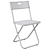 Compact Folding Chair Black Mesh 3D model small image 6