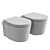 Scarabeo Kids Wall Toilet - Hygienic White 3D model small image 3