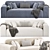 Luxury Viena Sofa 2015 Model 3D model small image 4