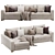 Modern Corner Sofa 3D Model 3D model small image 2