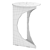 Minimalist Iron Accent Table 3D model small image 2