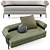 Elegant Minotti Mattia Sofa 3D model small image 6