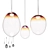 Modern Artemide Pendant Lamp Set 3D model small image 1