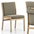 Hito Feature Dining Chair, Olive 3D model small image 1