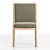 Hito Feature Dining Chair, Olive 3D model small image 2