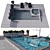 Caustics Enabled Pool Model VRAY/CORONA 3D model small image 7