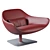 Modern Meredith Swivel Armchair 3D Model 3D model small image 5