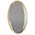 Zelda Oval Mirror UV Unwrapped 3D model small image 1