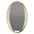 Zelda Oval Mirror UV Unwrapped 3D model small image 2