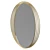 Zelda Oval Mirror UV Unwrapped 3D model small image 5