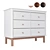 Classic 6-Drawer HOFF Dresser 3D model small image 1