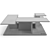 Modern Designer Visionnaire Building Table 3D model small image 6