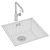 GROHE K700 Sinks and Essence Mixers 3D model small image 6