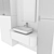 Modern Bathroom Sink and Mixer 3D model small image 4