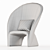 Frigerio Mayu Armchair 3D Model 3D model small image 4