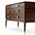 Elegant Nino NARA 6-Drawer Chest 3D model small image 2