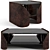 Luxury Visionnaire Fitzgerald Coffee Table Set 3D model small image 1