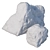 Granite Stones Set for Landscaping 3D model small image 4