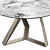 Elegant Millenium Round Dining Table 3D model small image 3