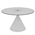 Sanremo Round Dining Table with Ceramic Top 3D model small image 3