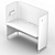 Pedrali BuddyHub Office Desk 3D model small image 6