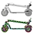 Blaupunkt ESC808 Folded Electric Scooter 3D model small image 5