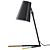 Modern Metal Black Table Lamp 3D model small image 1