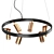 Modern Pendant Light Fixture: Vele Luce Moto 3D model small image 6