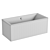 Kaldewei Puro Duo Built-In Bath 3D model small image 2