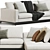 Modern Minotti Andersen Sofa 3D Model 3D model small image 2