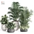 Modern Indoor Plant Set Collection 3D model small image 1