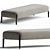 Modern Backless Bench Seating Offered 3D model small image 1